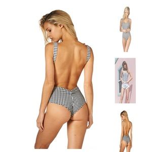 MONTCE SWIM Gingham Bea One Piece